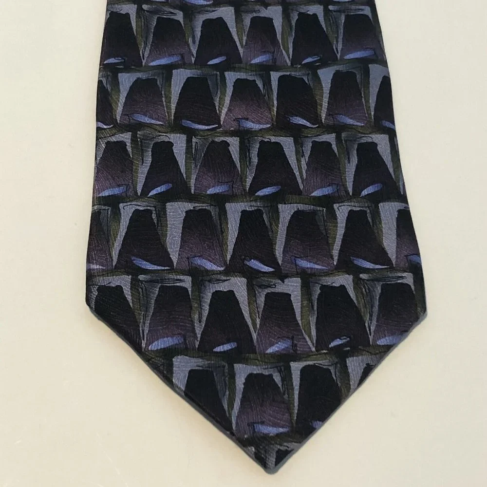 3 Jerry Garcia Grateful Dead 100% Silk Ties 1996 Hieroglyphics Col. 25 Abstract